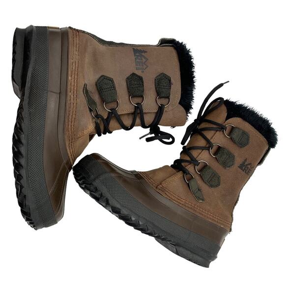 The Sorel x REI Caribou Winter Boots Size 5 Woman's - Picture 1 of 9
